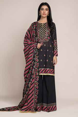 Printed 3 Pcs Suit