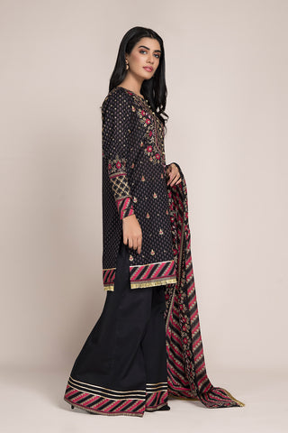 Printed 3 Pcs Suit