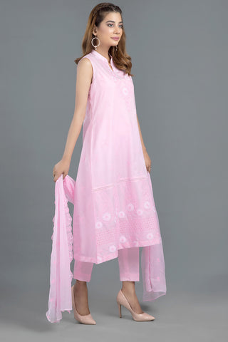 Dyed,Embr & Embellished 3Pcs