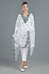 Dyed & Embroidered Dupatta
