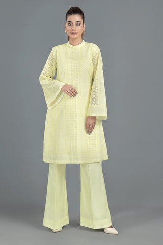 Dyed & Embroidered 2 Pcs Suit