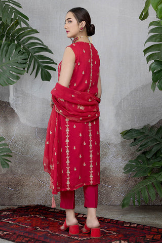 Dyed,Embr & Embellished 2Pcs Set