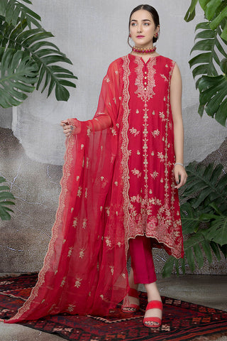 Dyed,Embr & Embellished 2Pcs Set