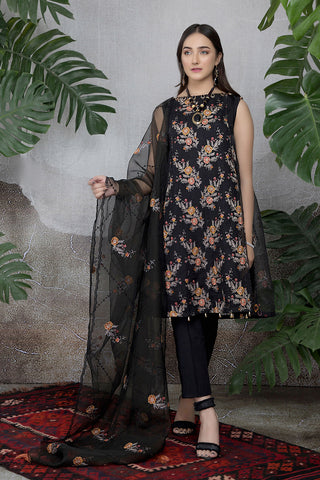 Dyed & Embroidered 2 Pcs Suit