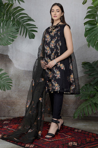 Dyed & Embroidered 2 Pcs Suit