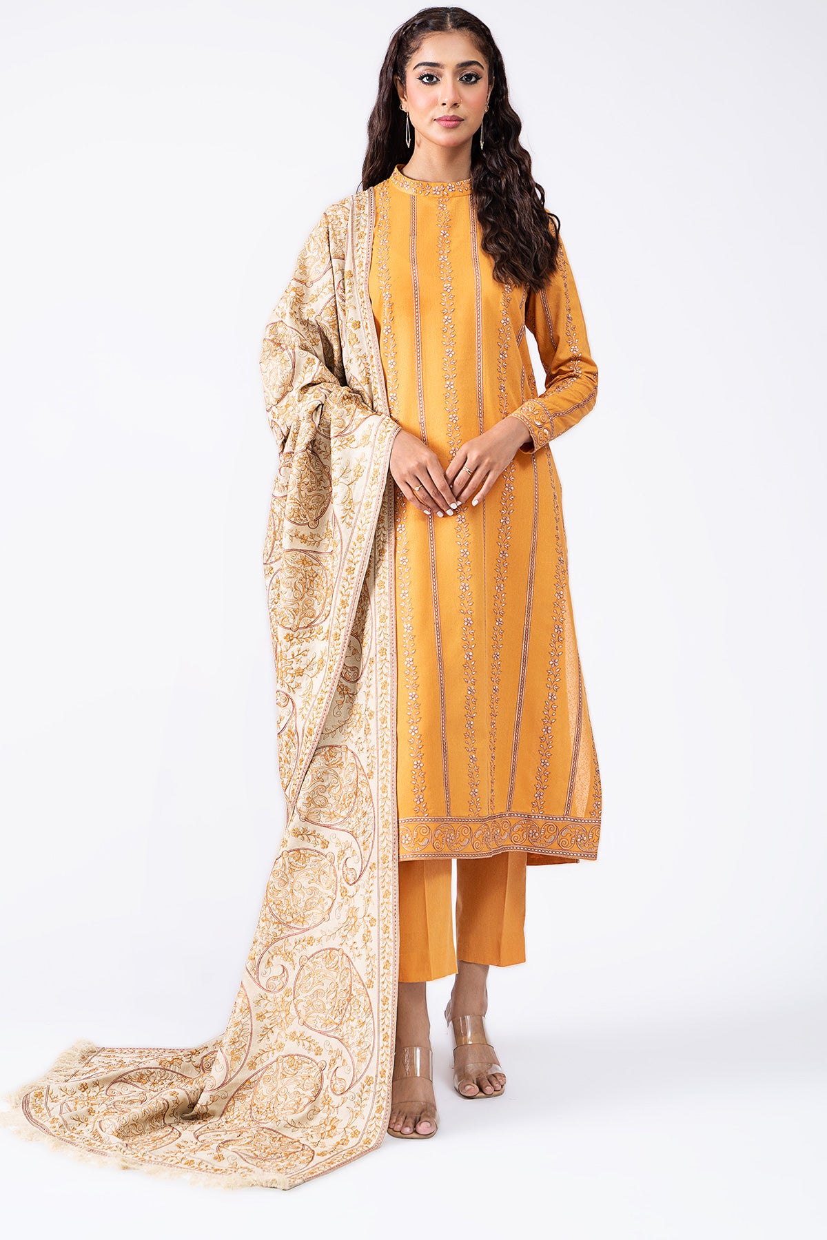 3 Piece Viscose Karandi Suit