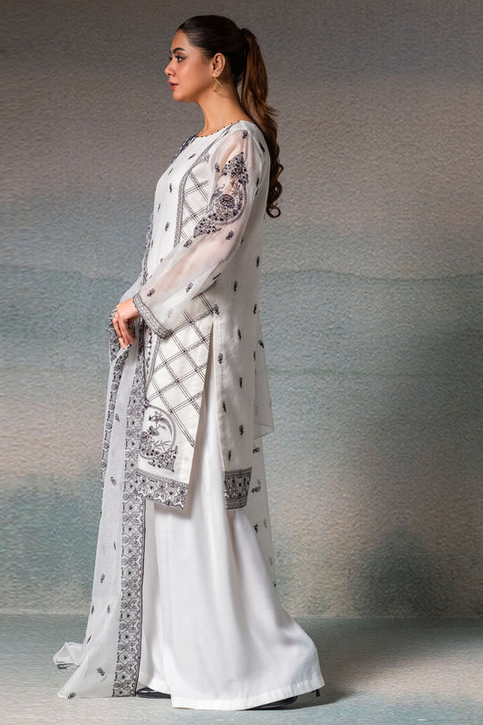 3 Piece - Embroidered Suit - E1231-46