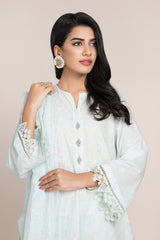 Dyed & Embroidered 3 Pcs Suit