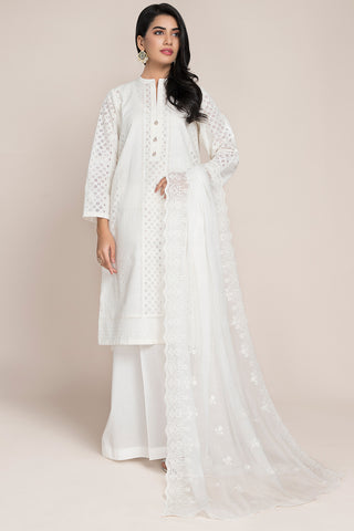 Half Bleach And Embroiderd 1 Pcs