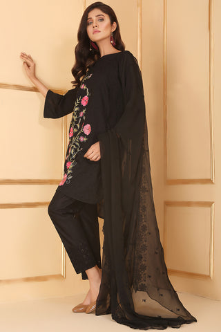 Dyed & Embroidered Dupatta