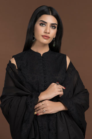 Dyed & Embroidered Dupatta