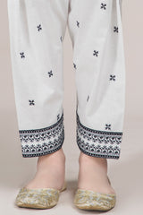 Dyed & Embroidered Shalwar