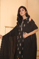 Dyed & Embroidered Dupatta