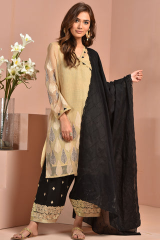 Dyed & Embroidered Dupatta