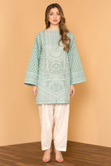 Printed & Embroidered Shirt