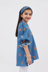 1 Piece Slub Lawn Sharara Pants