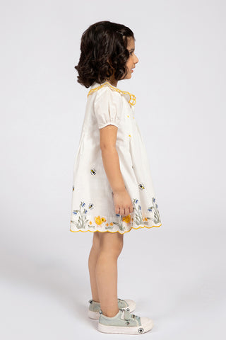 1 Piece Finer Cambric Frock