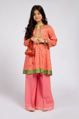 2 Piece Cotton Lawn Shirt & Sharara