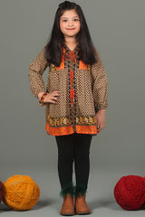 Printed And Taselled Flared Shirt
