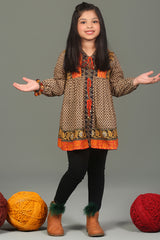 Printed And Taselled Flared Shirt
