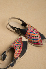 1 Piece Leather Khussa