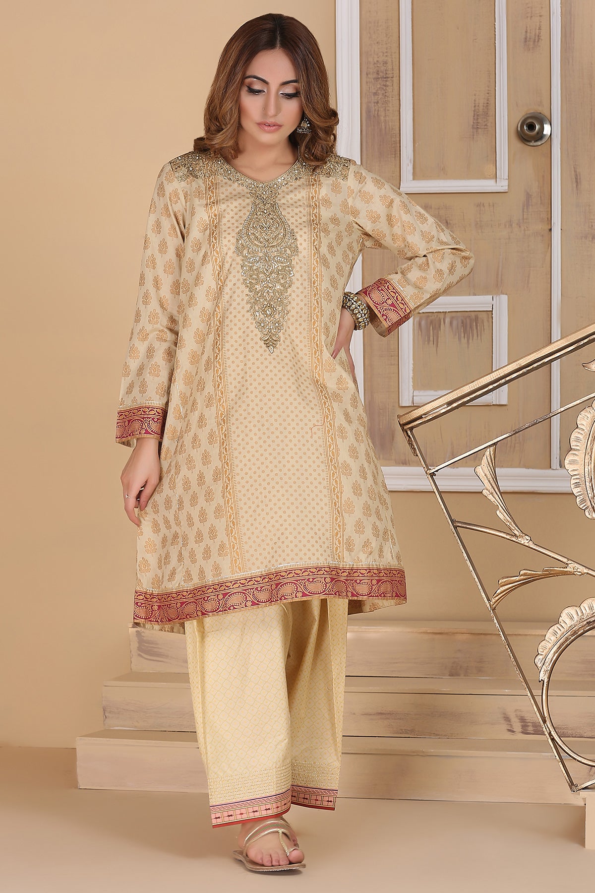 Embroidered And Embellished Shirt