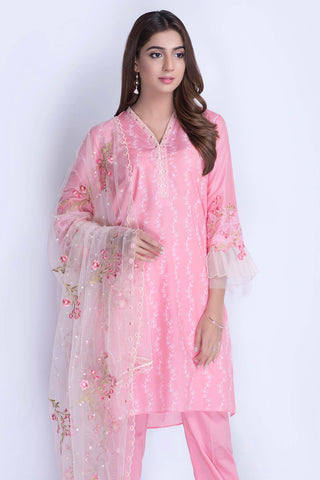 Printed & Embroidered Suit