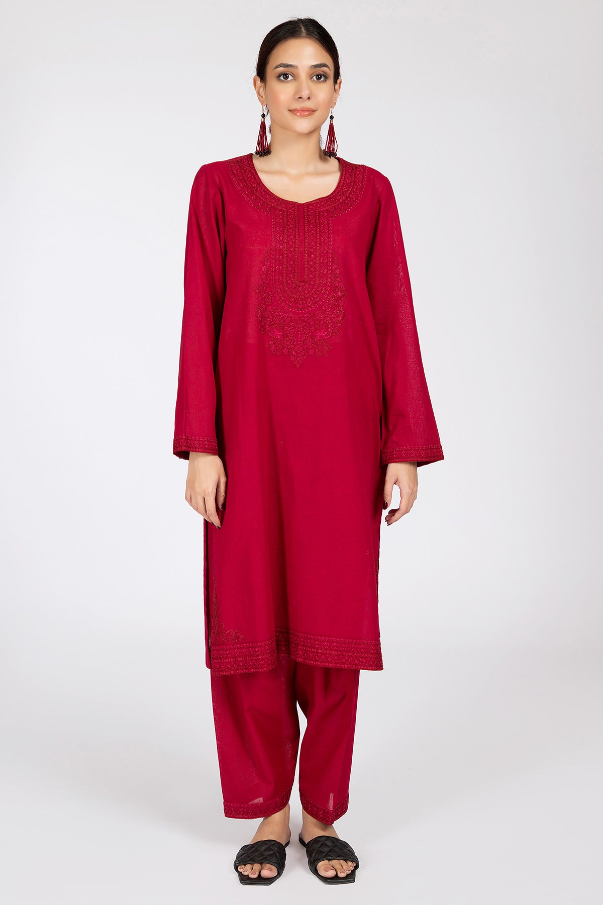 2 Piece Linen Viscose Shirt & Shalwar – Kayseria Pakistan