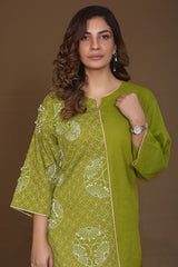 Embroidered top