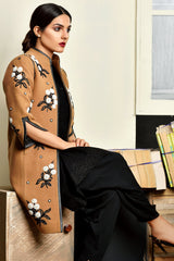 BEEDED WOOL JACKET