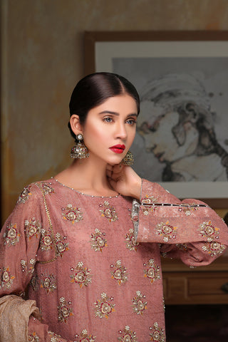 Embroidered And Hand Embellished Suit