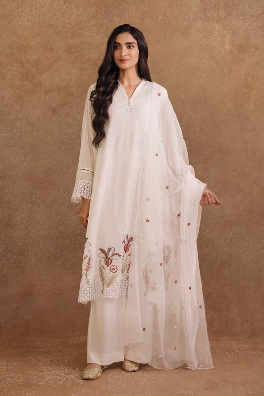 4 Piece - Embroidered Suit - MC1203-4