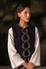 Sang-E-Sulemani- 1 Piece Viscose Karandi Coat